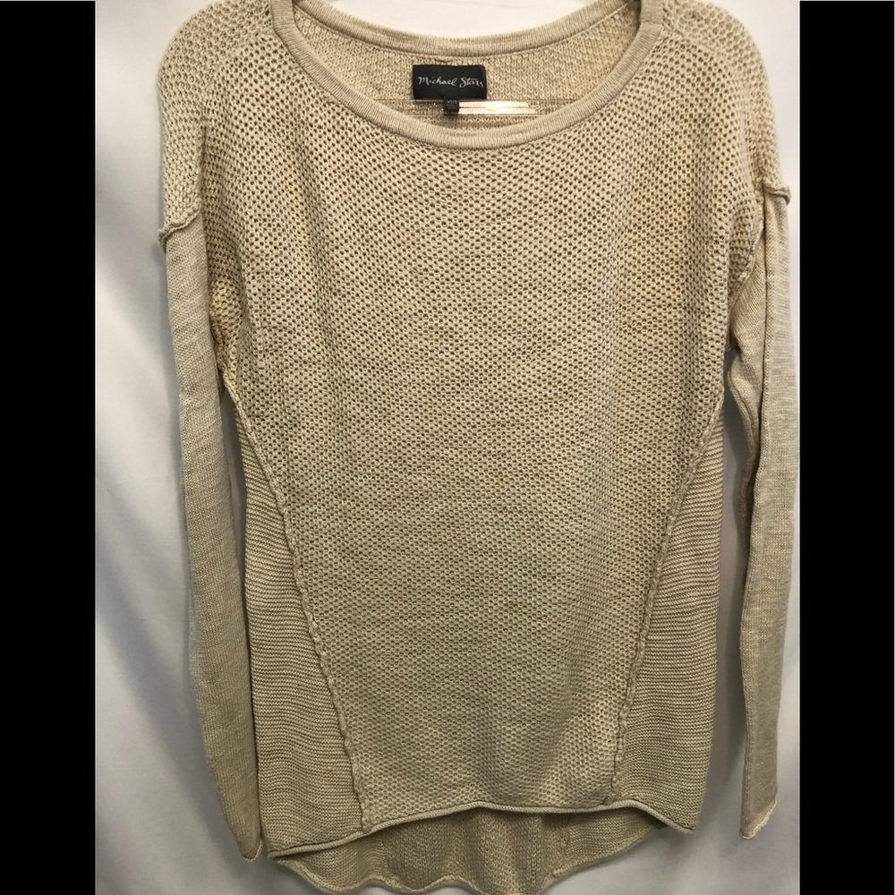 Michael Stars High Low Neutral Sweater